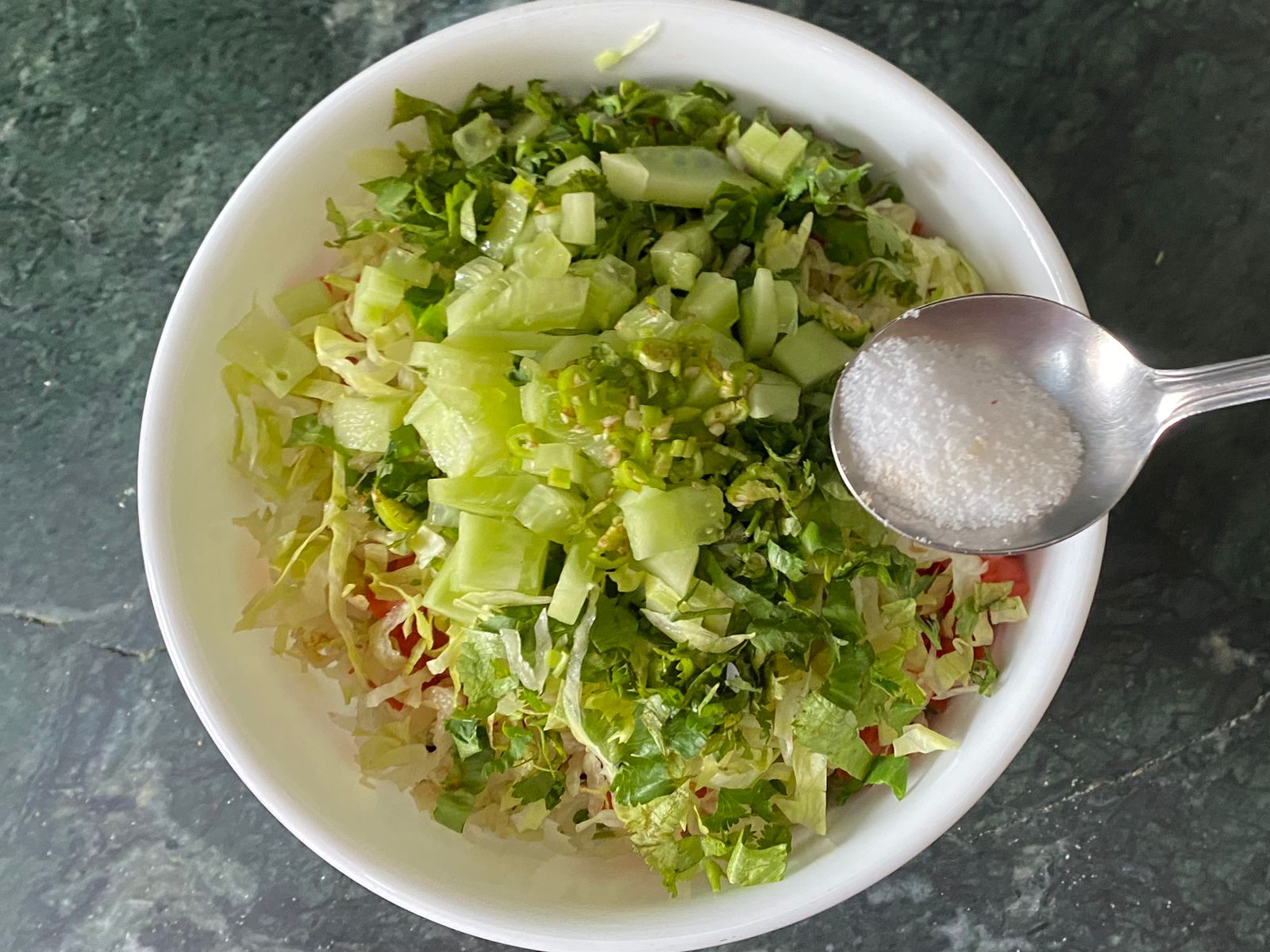 Chickpea and Kidney Bean Salad